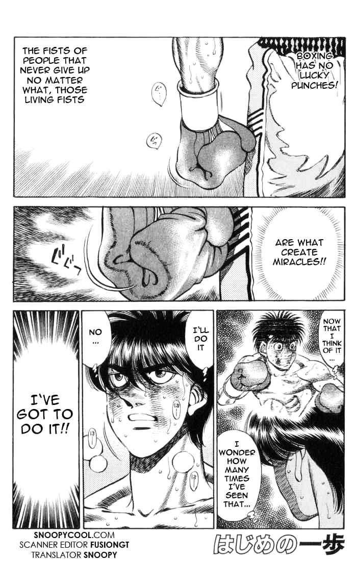 Hajime no Ippo: Fighting Spirit, Chapter 322 image 01